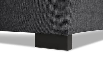 Crazy Limited Edition 4-sits Vänstervänd L-formad Schäslongsoffa i Tyg - Mörkgrå - Möbler - Soffa - Divansoffa & schäslongsoffa - 4 sits soffa med divan