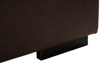 Cuba 4-sits Högervänd L-formad Schäslongsoffa i Konstläder/Tyg inkl Kuvertkuddar - Brun / Beige - Möbler - Soffa - Divansoffa & schäslongsoffa - 4 sits soffa med divan