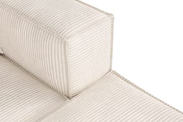 Cubo 4-sits Vändbar L-formad Djup Modulsoffa med Divan i Manchester - Beige - Möbler - Soffa - Divansoffa & schäslongsoffa - 3 sits soffa med divan
