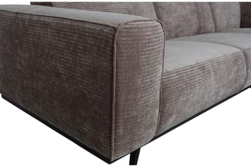 Deansh 3-Sits Soffa med Schäslong Vänster - Taupe - Möbler - Soffa - Divansoffa & schäslongsoffa - 4 sits soffa med divan