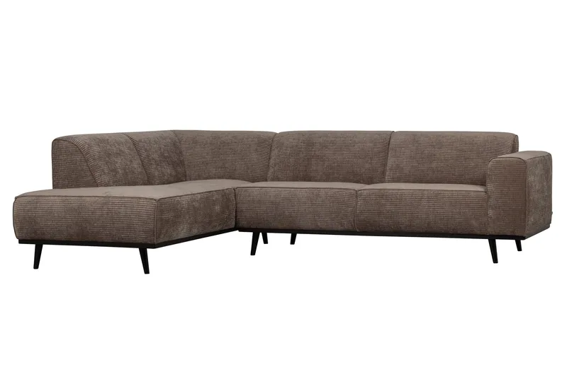 Deansh 3-Sits Soffa med Schäslong Vänster - Taupe - Möbler - Soffa - Divansoffa & schäslongsoffa - 4 sits soffa med divan