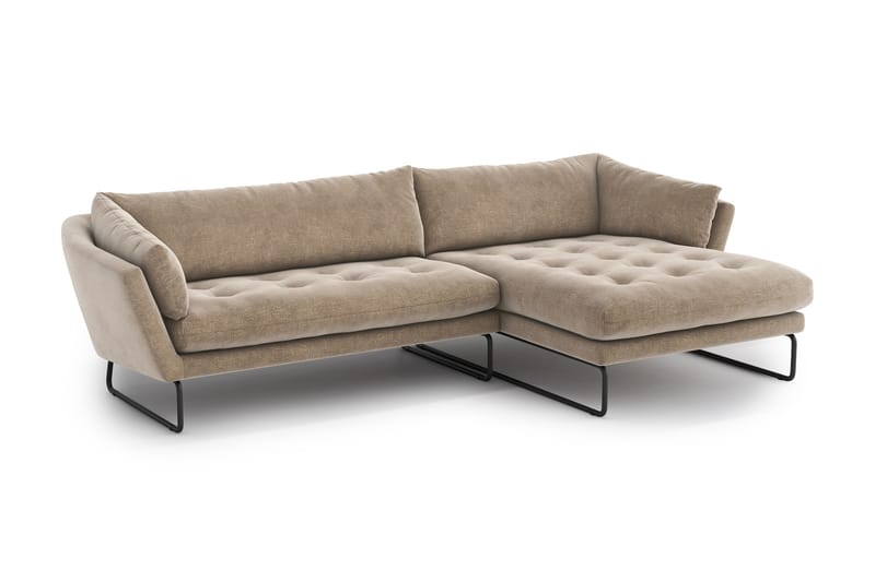 Divanbäddsoffa Gunntorp - Beige - Möbler - Soffa - Divansoffa & schäslongsoffa - 4 sits soffa med divan