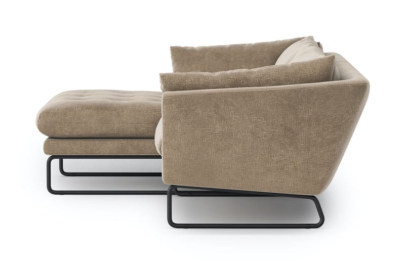Divanbäddsoffa Gunntorp - Beige - Möbler - Soffa - Divansoffa & schäslongsoffa - 4 sits soffa med divan