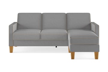 Divansoffa Bowen Grå - Novogratz - Möbler - Soffa - Divansoffa & schäslongsoffa - 3 sits soffa med divan