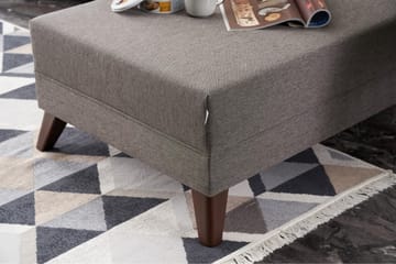 Divansoffa Burundi Höger - Brun - Möbler - Soffa - Divansoffa & schäslongsoffa - 4 sits soffa med divan