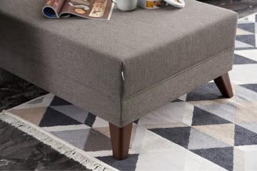 Divansoffa Burundi Vänster - Brun - Möbler - Soffa - Divansoffa & schäslongsoffa - 4 sits soffa med divan