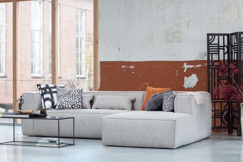 Divansoffa Cheshunt - Ljusgrå - Möbler - Soffa - Divansoffa & schäslongsoffa