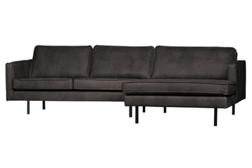 Divansoffa Dotty Höger - Svart - Möbler - Soffa - Divansoffa & schäslongsoffa - 3 sits soffa med divan