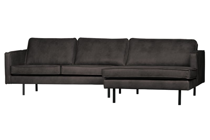Divansoffa Dotty Höger - Svart - Möbler - Soffa - Divansoffa & schäslongsoffa - 3 sits soffa med divan