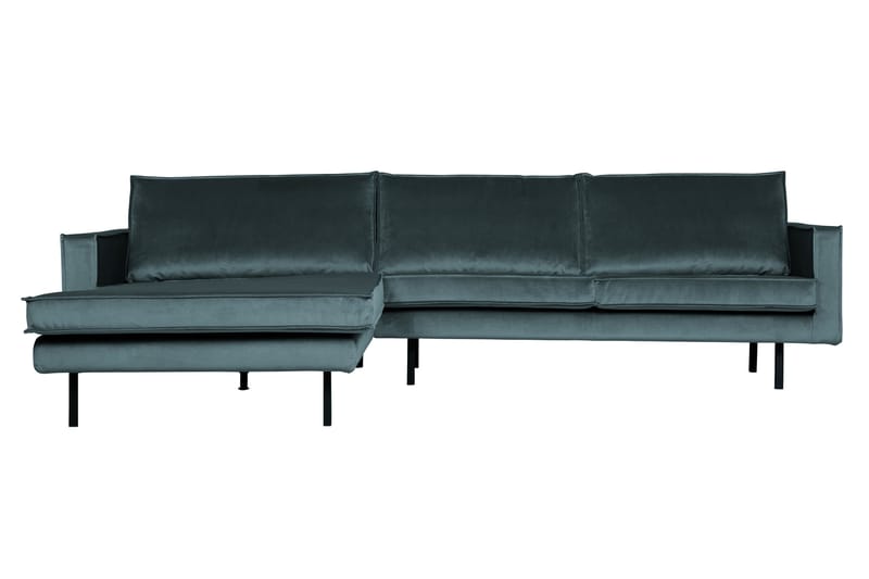 Divansoffa Dotty Vänster - Blågrön - Möbler - Soffa - Divansoffa & schäslongsoffa