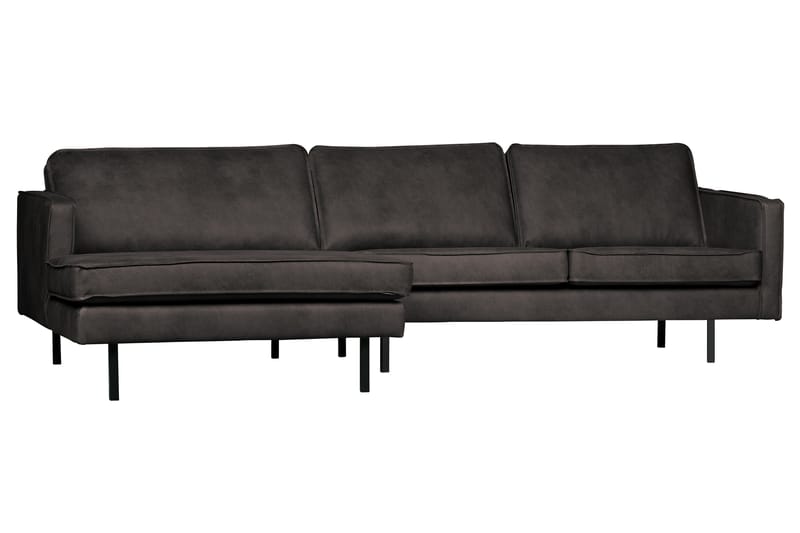 Divansoffa Dotty Vänster - Svart - Möbler - Soffa - Divansoffa & schäslongsoffa - 3 sits soffa med divan