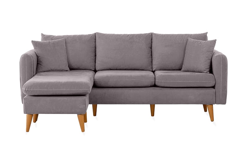 Divansoffa Hothan Vänster - Grå - Möbler - Soffa - Divansoffa & schäslongsoffa