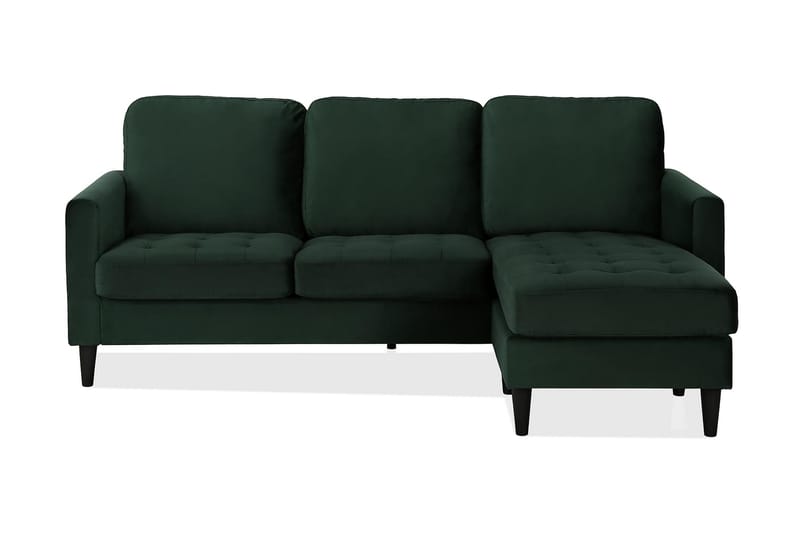 Divansoffa Strummer Grön - CosmoLiving - 3 sits soffa med divan - Divansoffa & schäslongsoffa