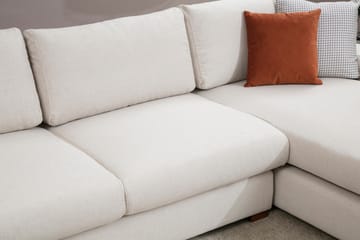 Divansoffa Portiella - Beige - Möbler - Soffa - Divansoffa & schäslongsoffa