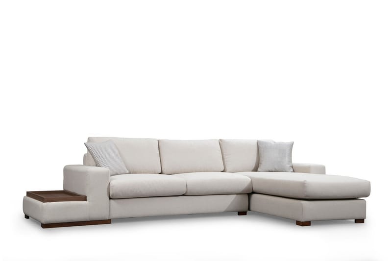 Divansoffa Portiella - Beige - Möbler - Soffa - Divansoffa & schäslongsoffa