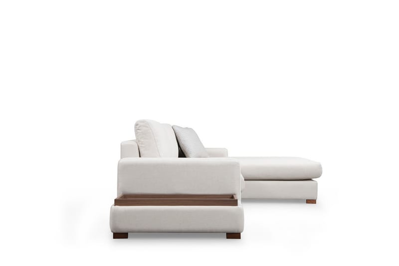 Divansoffa Portiella - Beige - Möbler - Soffa - Divansoffa & schäslongsoffa