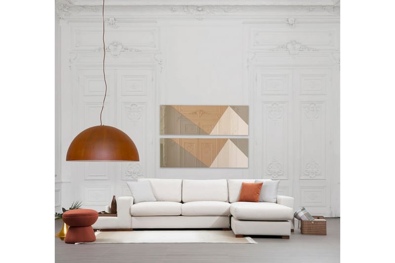 Divansoffa Portiella - Beige - Möbler - Soffa - Divansoffa & schäslongsoffa