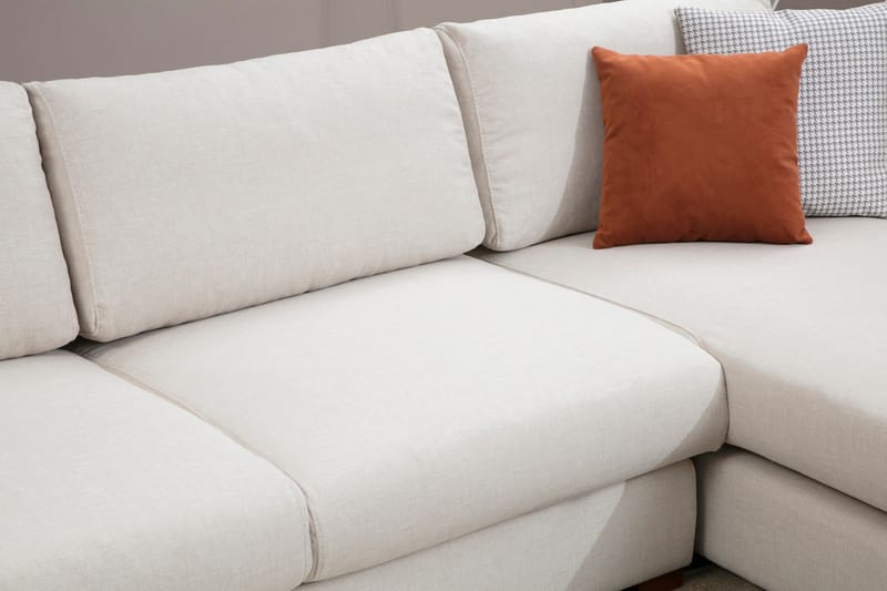 Divansoffa Portiella - Beige - Möbler - Soffa - Divansoffa & schäslongsoffa