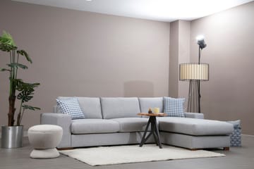 Divansoffa Portiella - Grå - Möbler - Soffa - Divansoffa & schäslongsoffa
