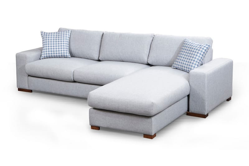 Divansoffa Portiella - Grå - Möbler - Soffa - Divansoffa & schäslongsoffa
