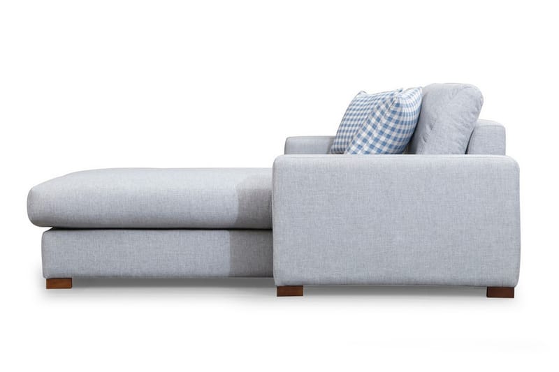 Divansoffa Portiella - Grå - Möbler - Soffa - Divansoffa & schäslongsoffa