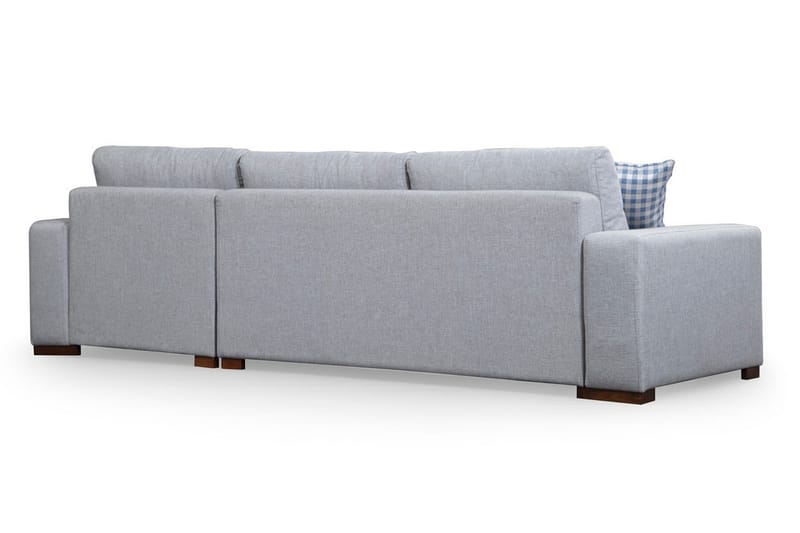 Divansoffa Portiella - Grå - Möbler - Soffa - Divansoffa & schäslongsoffa