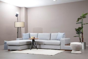 Divansoffa Portiella - Grå - Möbler - Soffa - Divansoffa & schäslongsoffa