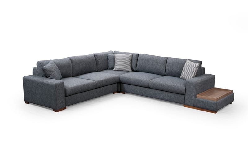 Divansoffa Portiella - Grå - Möbler - Soffa - Divansoffa & schäslongsoffa