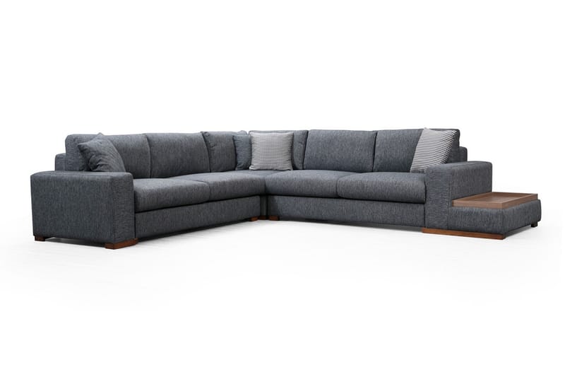 Divansoffa Portiella - Grå - Möbler - Soffa - Divansoffa & schäslongsoffa