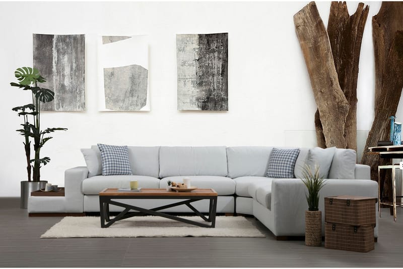 Divansoffa Portiella - Beige - Möbler - Soffa - Hörnsoffa