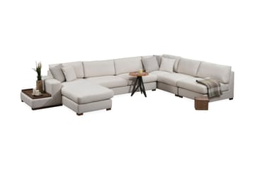 Divansoffa Portiella - Beige - Möbler - Soffa - Divansoffa & schäslongsoffa