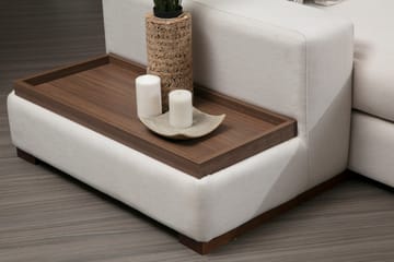 Divansoffa Portiella - Beige - Möbler - Soffa - Divansoffa & schäslongsoffa