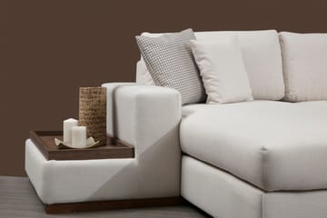 Divansoffa Portiella - Beige - Möbler - Soffa - Divansoffa & schäslongsoffa