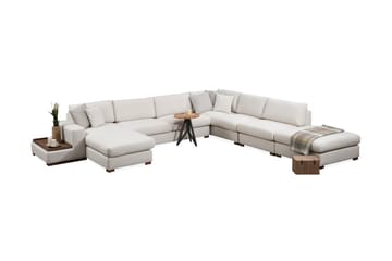 Divansoffa Portiella - Beige - Möbler - Soffa - Divansoffa & schäslongsoffa