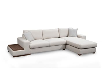 Divansoffa Portiella - Beige - Möbler - Soffa - Divansoffa & schäslongsoffa