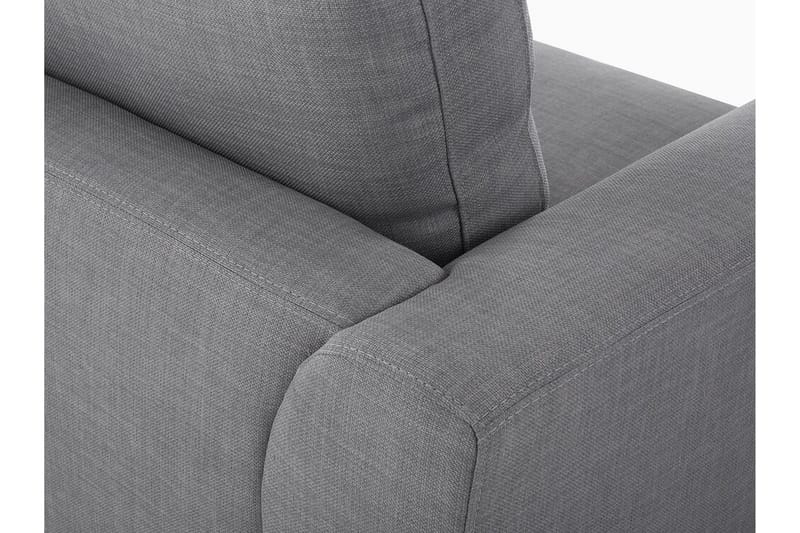 Dugard 3-sits Djup L-formad Hörnsoffa med Divan i Tyg - Grå - Möbler - Soffa - Divansoffa & schäslongsoffa - 4 sits soffa med divan