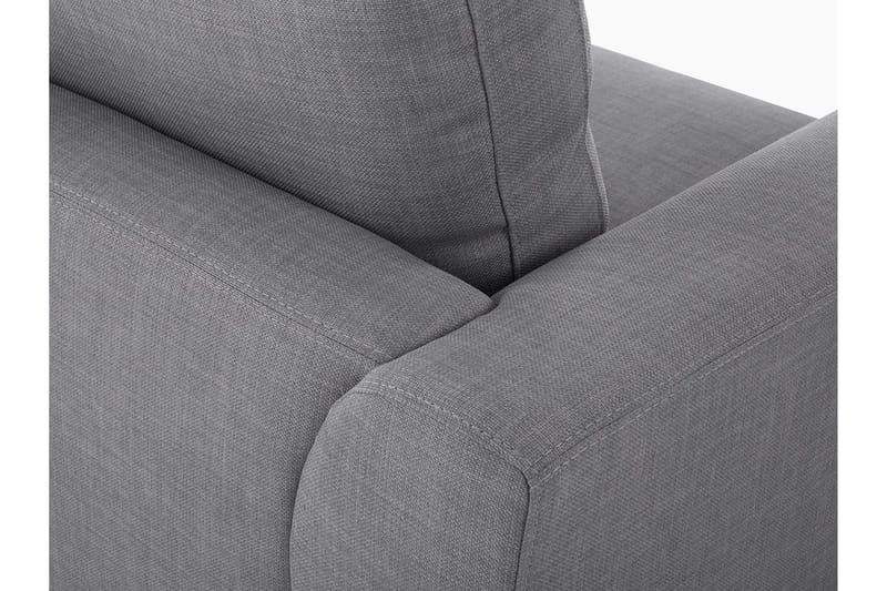 Dugard 3-sits Djup L-formad Hörnsoffa med Divan i Tyg - Grå - Möbler - Soffa - Divansoffa & schäslongsoffa - 4 sits soffa med divan