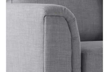 Dugard 3-sits Djup L-formad Hörnsoffa med Divan i Tyg - Grå - Möbler - Soffa - Divansoffa & schäslongsoffa - 4 sits soffa med divan