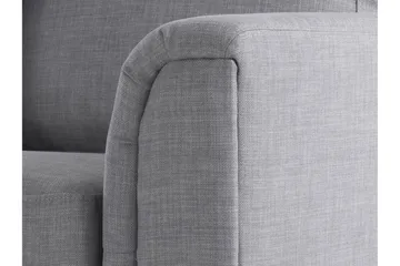 Dugard 3-sits Djup L-formad Hörnsoffa med Divan i Tyg - Grå - Möbler - Soffa - Divansoffa & schäslongsoffa - 4 sits soffa med divan