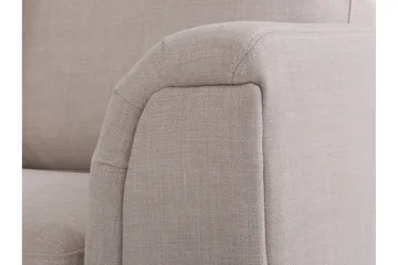 Dugard Hörnsoffa Höger + Fotpall - Beige - Möbler - Soffa - Divansoffa & schäslongsoffa - 4 sits soffa med divan