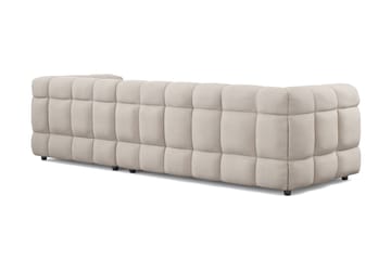 Elise 3-sits Bubblig Soffa med Divan Höger - Beige - Möbler - Soffa - Divansoffa & schäslongsoffa - 4 sits soffa med divan