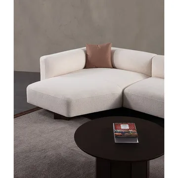 Elvaris 4-sits Soffa med Divan - Vit - Möbler - Soffa - Divansoffa & schäslongsoffa - 4 sits soffa med divan