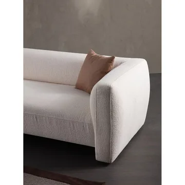 Elvaris 4-sits Soffa med Divan - Vit - Möbler - Soffa - Divansoffa & schäslongsoffa - 4 sits soffa med divan