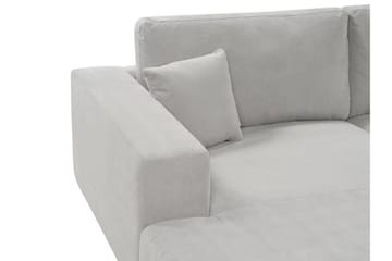 Ersi Soffa med Divan 3-sits - Grå/Svart - Möbler - Soffa - Divansoffa & schäslongsoffa - 3 sits soffa med divan