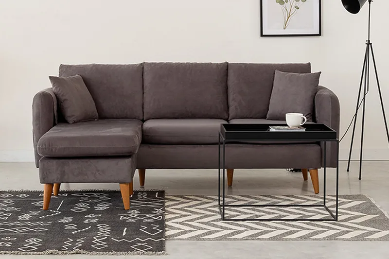 Espeut Divansoffa Vänster - Grå - Möbler - Soffa - Divansoffa & schäslongsoffa