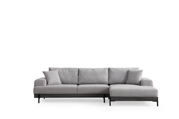 Eti Hörnsoffa 3-sits - Grå - Möbler - Soffa - Divansoffa & schäslongsoffa - 4 sits soffa med divan