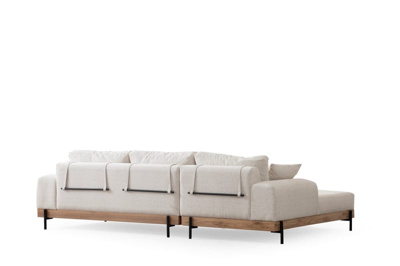 Eti Hörnsoffa 3-sits - Vit - Möbler - Soffa - Divansoffa & schäslongsoffa - 4 sits soffa med divan