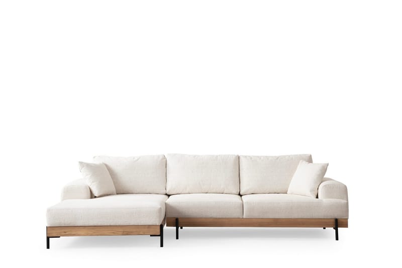 Eti Hörnsoffa 3-sits - Vit - Möbler - Soffa - Divansoffa & schäslongsoffa - 4 sits soffa med divan