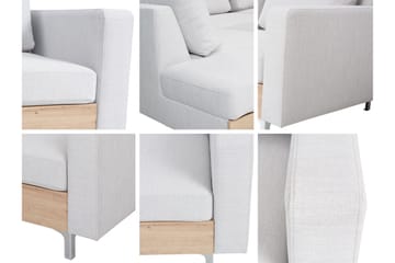 Feltch Soffa - Svart - Möbler - Soffa - Divansoffa & schäslongsoffa - 3 sits soffa med divan