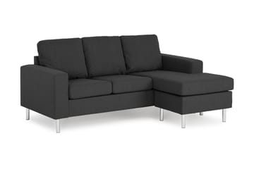 Friday 3-sits Vändbar L-formad Divansoffa i Tyg - Grå - Möbler - Soffa - Divansoffa & schäslongsoffa - 3 sits soffa med divan